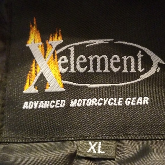 Xelement Ladies Leather Biker Jacket - Picture 3 of 3